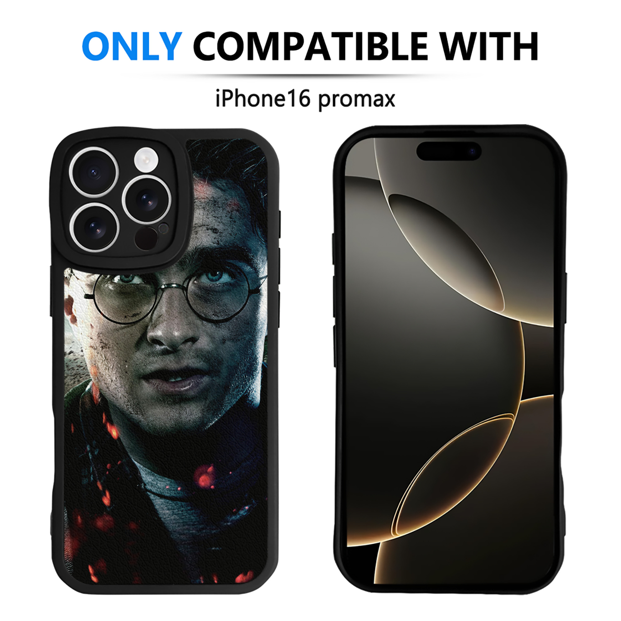 （画像用） Harry Potter ハリー・ポッターシリーズ 【iPhone 16シリーズ対応】シリコンスマホケース（レザー調） 材質：シリコン